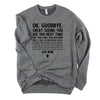 MN Goodbye // Unisex Sweatshirt