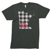 From Here - White Plaid // Unisex Tri-blend
